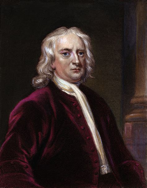 portrait  sir isaac newton posters prints  edward scriven