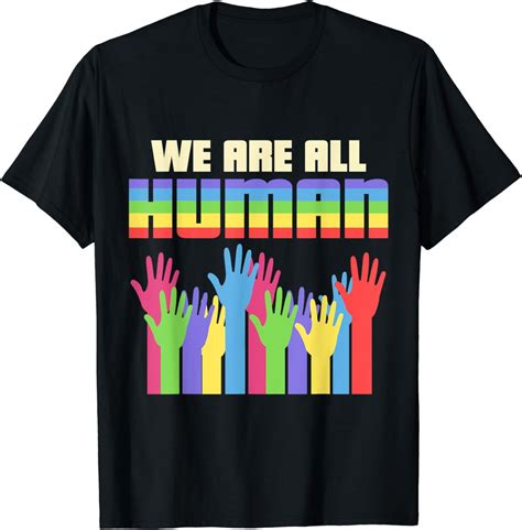 Human Rights Rainbow Lesbian Gay Lgbtq Pride Month Lgbt T Shirt Walmart