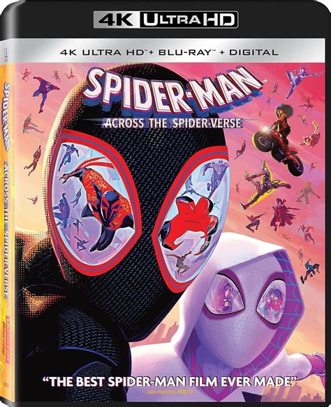 Spider Man Across The Spider Verse 4K Blu Ray