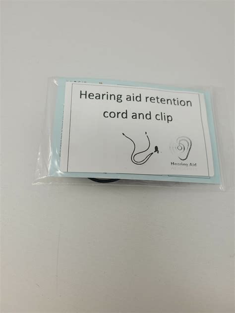 Hearing Aid Retention Cord And Clip Hearing Aid Accessories