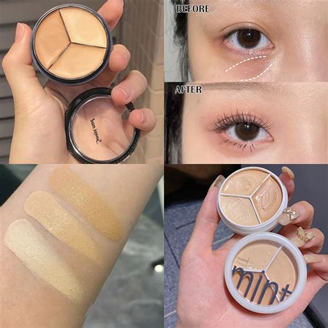 3 Colors Full Cover Base Concealer Cream Women Face Makeup Dark Spot