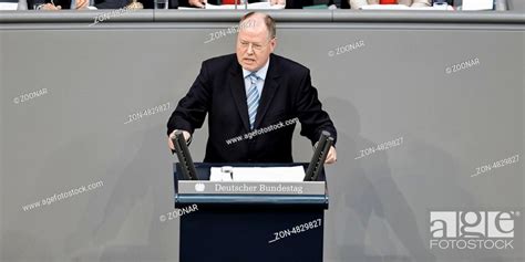 Government Statemen At The German Parlament Stock Photo Picture And