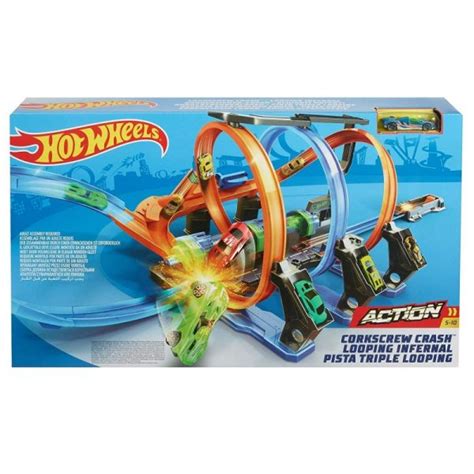 Hot Wheels Pista Triple Looping El Rinc N Del Juguete