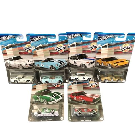 Hot Wheels Vintage Racing Club Set Shopee Malaysia