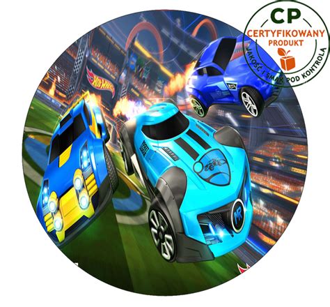Opłatek na tort Hot Wheels Arena pl