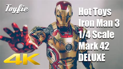 Hot Toys Iron Man Mark XLII Deluxe QS Quick Look K UHD YouTube