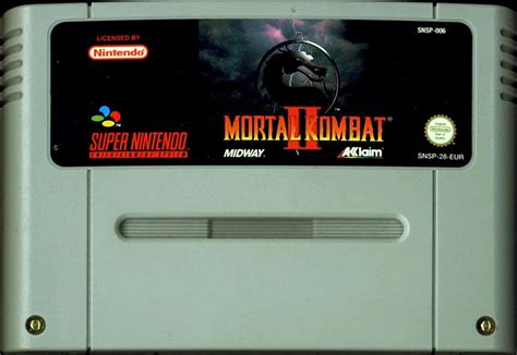 Mortal Kombat Ii Cover Or Packaging Material Mobygames