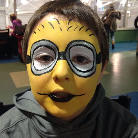 Pin by Patty Briggs Sand on Face Paint for Vayda | Minion face paint ...
