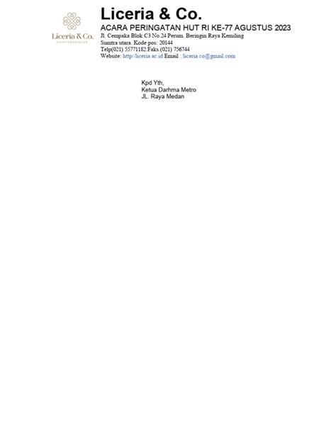 Kop Surat Terbaru Pdf