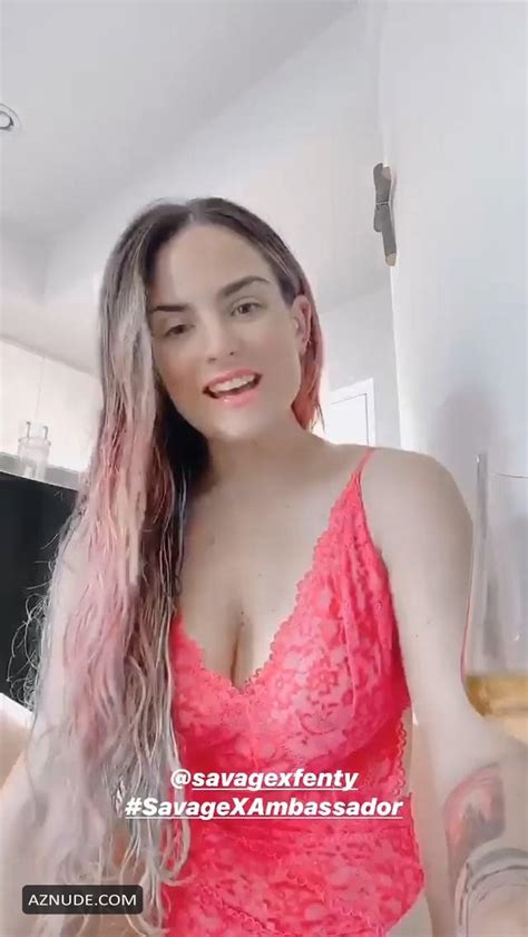 JoJo Levesque Shows Off Her Sexy Tits And Promotes Rihanna S SavageXFenty Lingerie AZNude