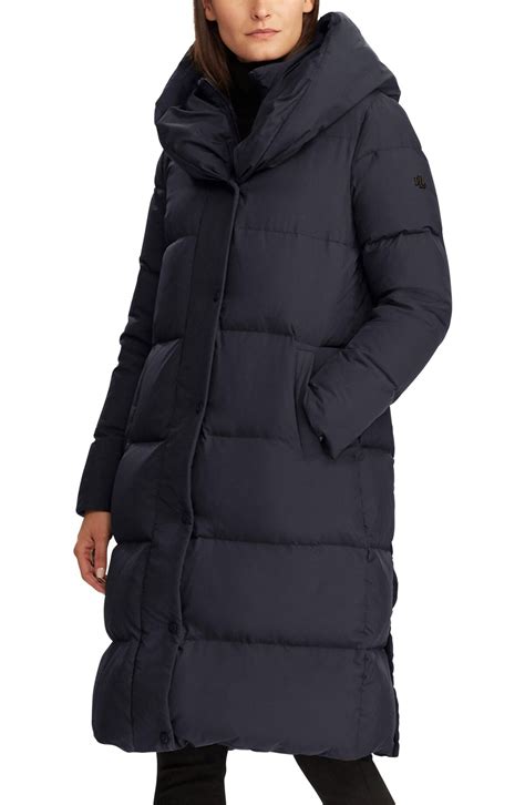 Women S Pillow Collar Hooded Puffer Coat Editorialist