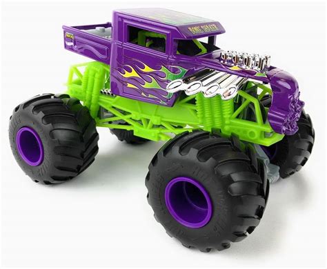 Amazon Hot Wheels Monster Trucks Bone Shaker Toy Vehicle Multicolor Toys Games