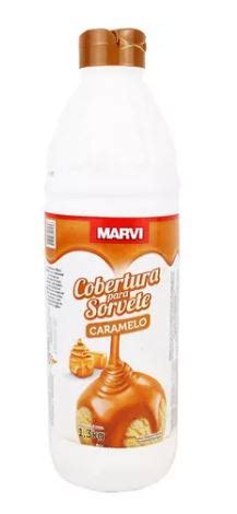 Cobertura Para Sorvete Caramelo Marvi Kg Bg Alimentos