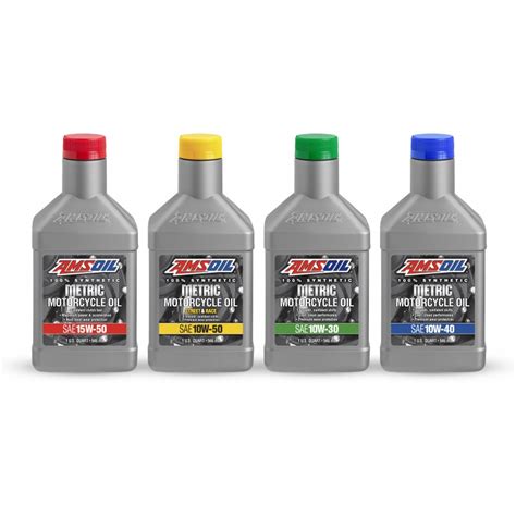 AMSOIL 10W-40 - Ulei sintetic pentru motociclete metrice- PolDistribution