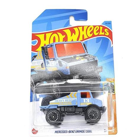 Hot Wheels Caminhão Mercedes Benz Unimog L HW Haulers Caminhões Motos e Ônibus de