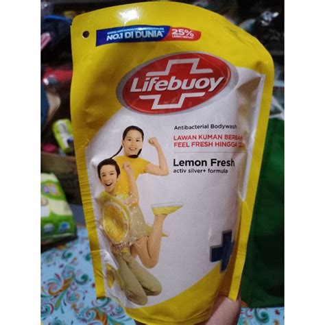 Jual Lifebuoy Body Wash Lemon Fresh 825ml Shopee Indonesia