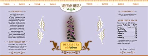 Siberian Herbs Tea Collection on Behance