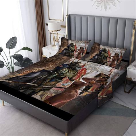 Amazon NIYAKA Queen Sheet Set Deep Pocket Sexy Girl Bedding Set Piece Nude Art Aldult