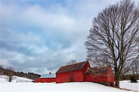 Red Barns Quechee Vt Loren Fisher Photography