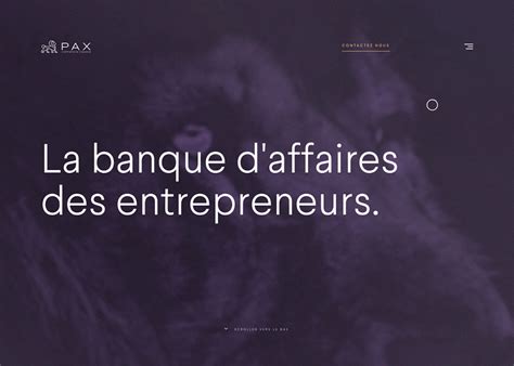 pax corporate finance awwwards honorable mention