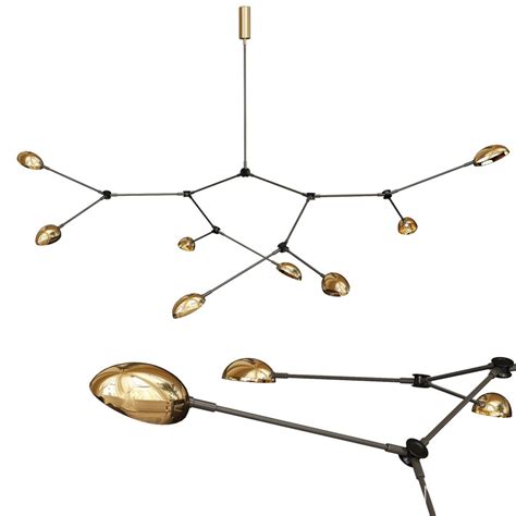 Drop Chandelier 3d Model For Vray