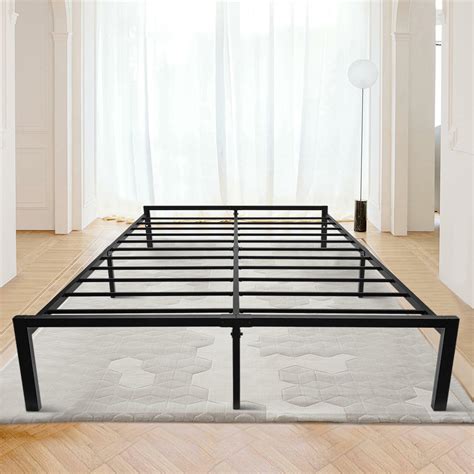 Shop 14.25" Queen Size Bed Frame,Strong Metal Slats - Enduran