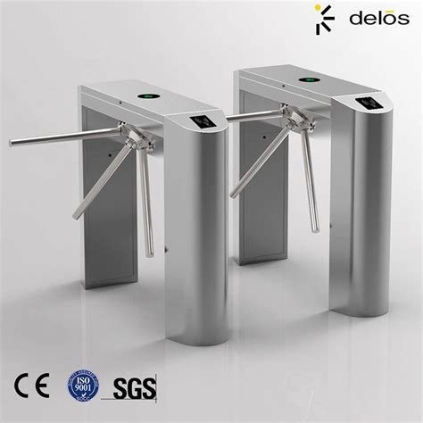 Automatic Pedestrian Access Control Waist High Stainless Steel