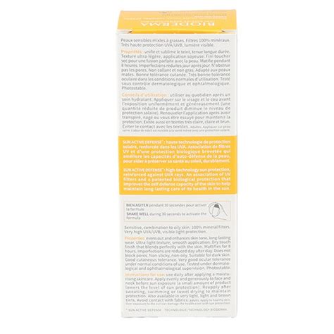 Bioderma Photoderm Nude Touch Mineral solaire SPF50 teinté Matifie