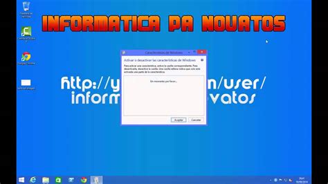 Windows 8 8 1 Activar o desactivar características de Windows YouTube