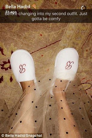 Bella Hadid Dons Lingerie Inspired Dior Outfit After Landing Her First Vs Fashion Show Daily