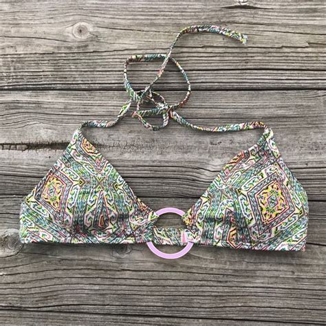 Victoria S Secret Swim Victorias Secret Triangle Bikini Top Circle
