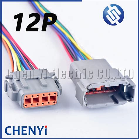Deutsch-DTM-series-12-Pin-DTM06-12S-DTM04-12P-male-female-Automotive ...
