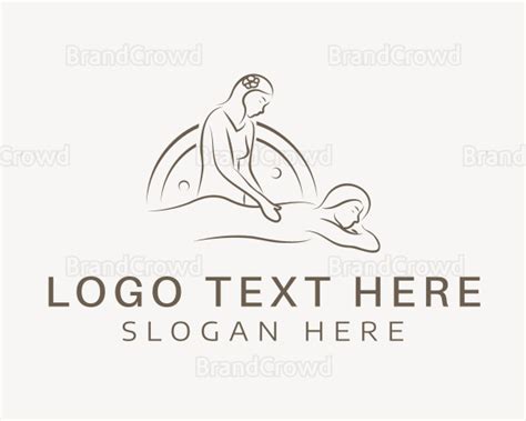Brown Back Massage Logo Brandcrowd Logo Maker