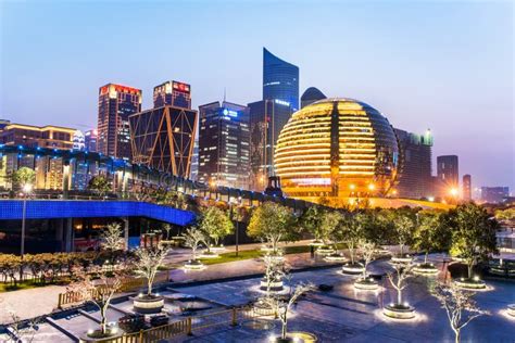 China Hangzhou Hangzhou Skyscrapersis The Capital And Largest City