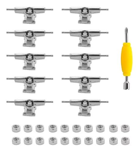 10 Tablas De Patineta Fingerboard Trucks De 29 Mm Con N Meses Sin Interés