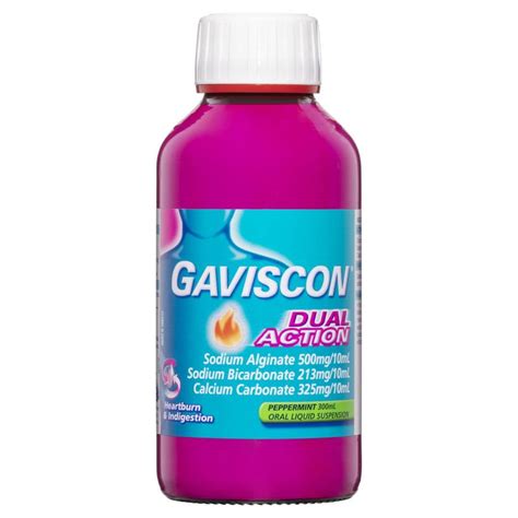 buy gaviscon dual action liquid heartburn  indigestion relief