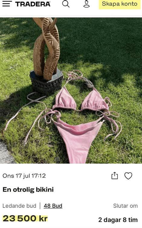 Robinson vinnaren säljer otvättad bikini stoppas Nöje Expressen