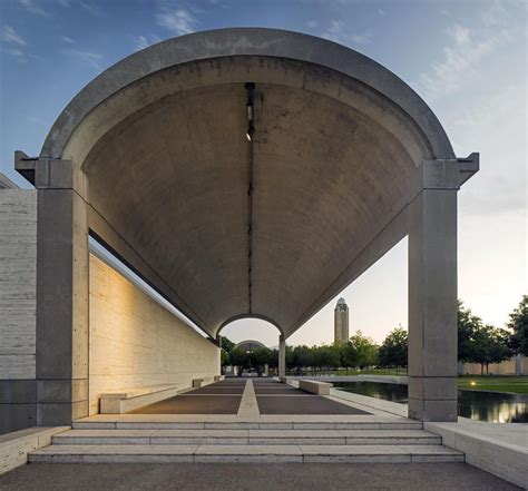 The Kimbell Art Museum's 1972 building, designed by Louis I. Kahn, is ...