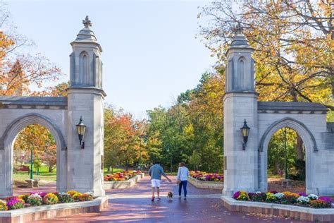 Sample Gates At University Of Indiana Editorial Photography Image Of