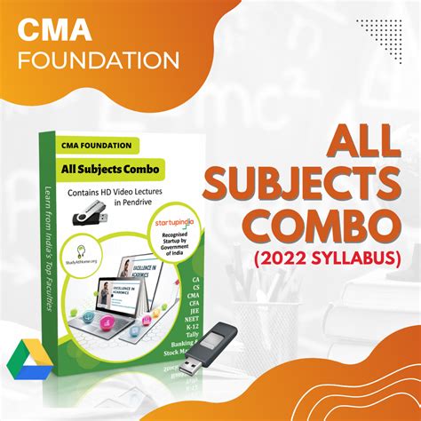 Cma Foundation All Subjects Combo