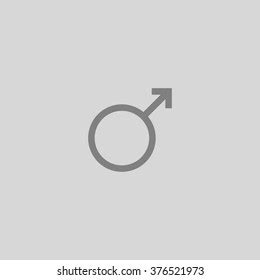 Male Sex Gender Vector Icon Symbol Stock Vector Royalty Free 1414491278 Shutterstock
