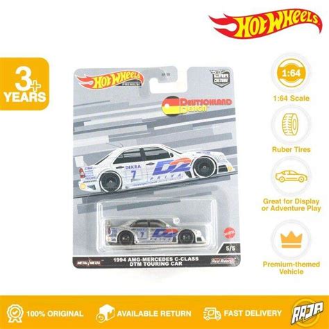 Hot Wheels Premium Deutschland Design 1994 AMG Mercedes C Class DTM Lazada Indonesia