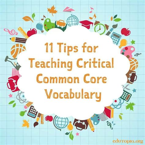 Common Core Vocabulary Common Core Vocabulary Academic Vocabulary