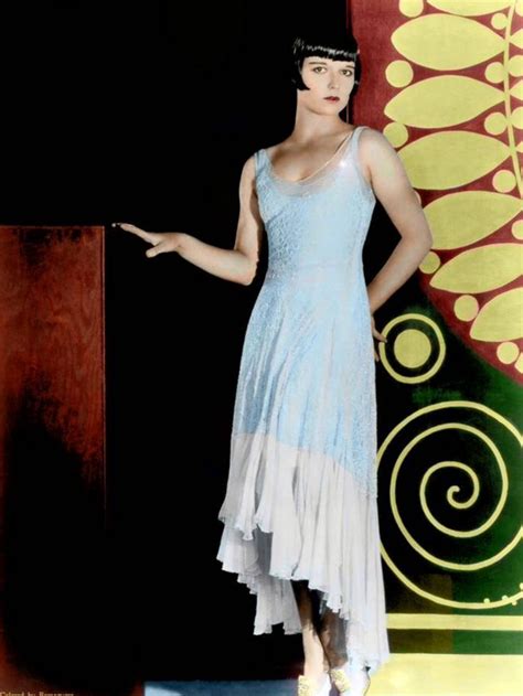 Louise Brooks In Color Louise Brooks Old Hollywood Glamour Vintage