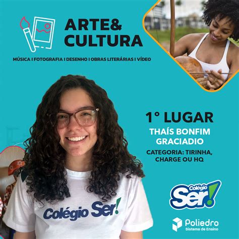 Colégio Poliedro Concurso - Alunos premiados no Concurso Arte e Cultura Poliedro - Colégio Ser! Jundiaí