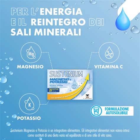 Sustenium Magnesio E Potassio 28 Bustine