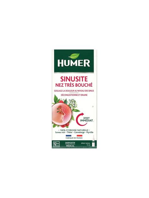 Humer Nose Very Mouth Sinusitis Cold Nasal Spray 15ml