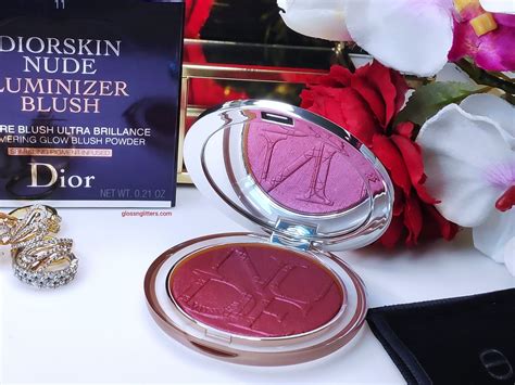 DIOR Diorskin Nude Luminizer Blush Plum Pop Review Glossnglitters