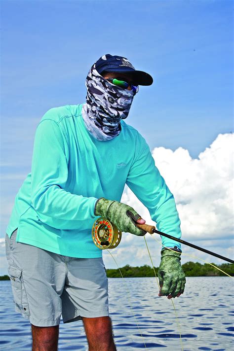 Fly Fishing Gloves Buff Original Angler Pro-Series Fish Scales