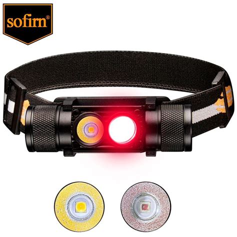 Налобный фонарь Sofirn H25LR 700-Люмен, 5000K, красный и белый свет ...